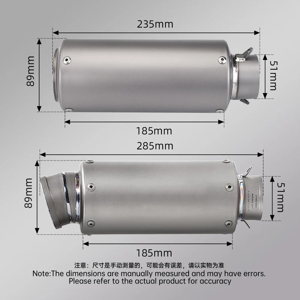 For GSXS1300 GSXS-1300R 2021 - 2024 Motorcycle Exhaust System Escape Moto Modified Link Pipe Connect 51mm Muffler